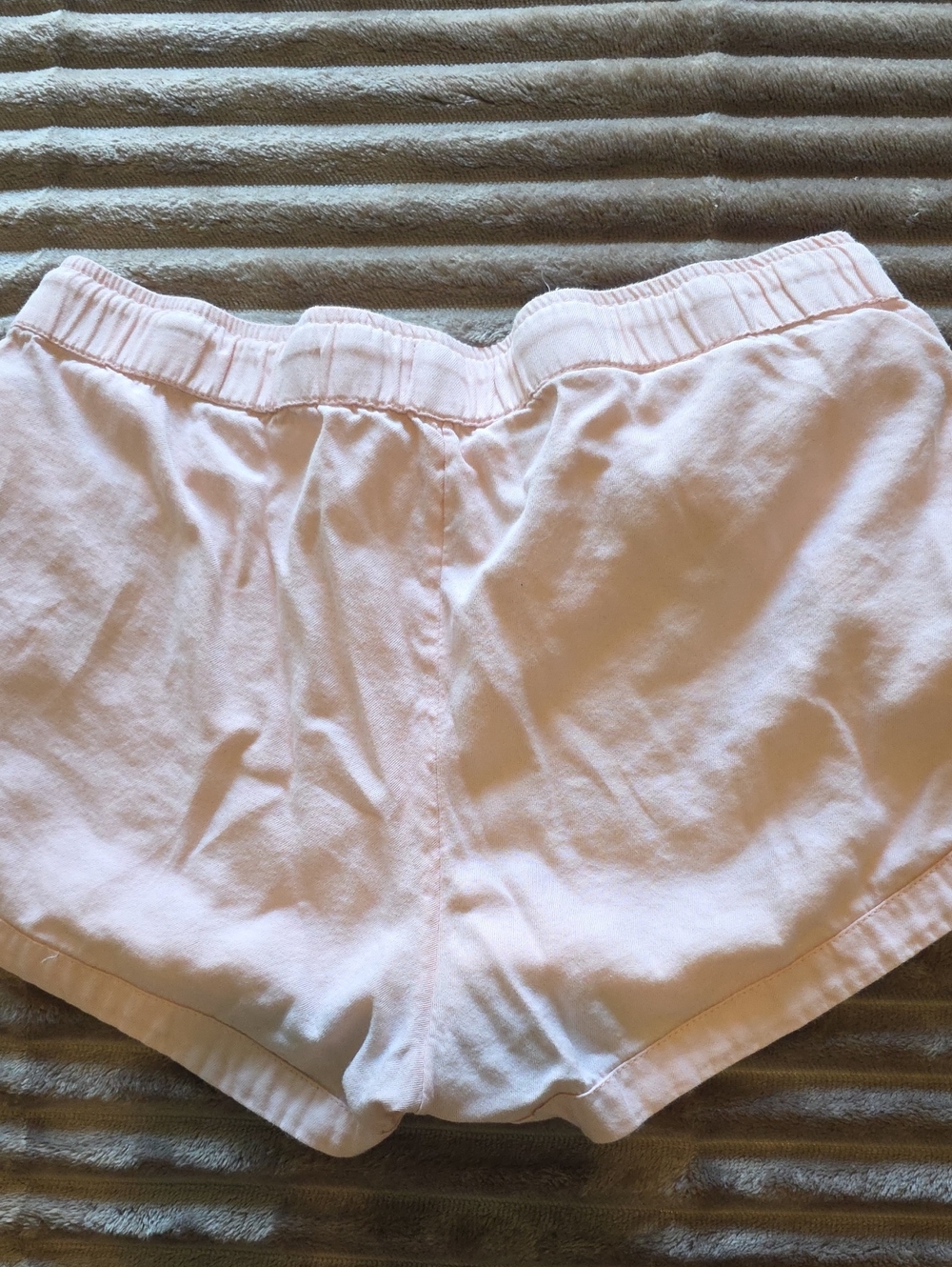 Roxy Light Pink Drawstring Athletic Shorts - Picture 3 of 5